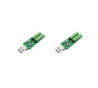 2X Resistore USB Carico Elettronico Cc con Interruttore Regolabile 5V1A/2A/3A Tester di Resistenza Alla Scarica Della Tensione Della Capacità Della