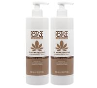2x Restase Olio per Massaggi con Mandorle Dolci Nutriente e Emolliente 500 ml