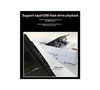 2X Retro Registratore e Lettore di Cassette Supporta La Registrazione Interna Ed Esterna e La Trascrizione USB
