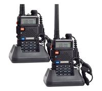 2X RICETRASMITTENTE BAOFENG UV-5R VHF/UHF Dual Band PMR Radio 136-174 400-520Mhz