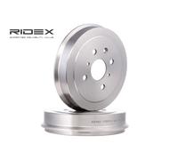 2x RIDEX 123B0042 Tamburo freno Ø200mm Posteriore adatto per PEUGEOT 108
