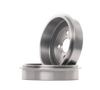 2x RIDEX 123B0158 Tamburo freno Ø202,5mm Posteriore per DAIHATSU CHARADE
