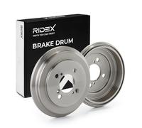 2x RIDEX 123B0300 Tamburo freno Ø200mm Posteriore per SUZUKI SWIFT IV (FZ, NZ)