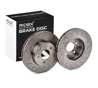 2x RIDEX Disco freno Anteriore Ø295mm Altezza: 64,4mm Spessore: 28mm Cerchio foro-Ø: 112mm perforato/ventilazione interna 82B0447
