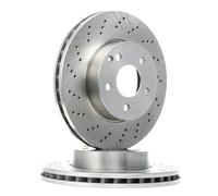 2x RIDEX Disco freno Anteriore adatto per MERCEDES-BENZ C-Klasse T-modell (S204)