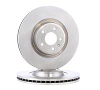 2x RIDEX Disco freno Anteriore per AUDI Q5 (8RB) 344,9mm