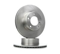 2x RIDEX Disco freno Anteriore per BMW 5 Sedan (E39) 296mm