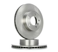 2x RIDEX Disco freno Anteriore per BMW 5 Sedan (E60) 5 Touring (E61) 324mm