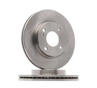 2x RIDEX Disco freno Anteriore per FORD Fiesta Mk6 Schrägheck (JA8, JR8) 257,8mm