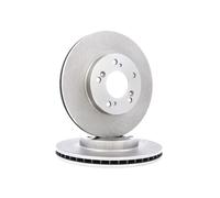 2x RIDEX Disco freno Anteriore per HONDA CIVIC VI Hatchback (EJ, EK) CR-V I (RD)
