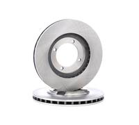 2x RIDEX Disco freno Anteriore per HYUNDAI COUPE (RD) ELANTRA (XD) 257mm