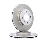 2x RIDEX Disco freno Anteriore per HYUNDAI GETZ (TB) 255,7mm