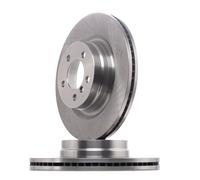 2x RIDEX Disco freno Anteriore per LAND ROVER Range Rover III (L322) 344mm