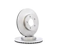 2x RIDEX Disco freno Anteriore per MAZDA 3 (BK) 277,9mm