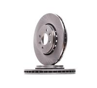 2x RIDEX Disco freno Anteriore per RENAULT Clio III Schrägheck (BR0/1, CR0/1)