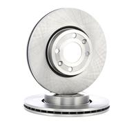 2x RIDEX Disco freno Anteriore per RENAULT Clio III Schrägheck (BR0/1, CR0/1)