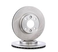 2x RIDEX Disco freno Anteriore per RENAULT Clio IV Hatchback (BH) 258mm