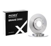 2x RIDEX Disco freno Posteriore adatto per PEUGEOT 206 Schrägheck (2A/C) 247mm