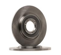 2x RIDEX Disco freno Posteriore per ALFA ROMEO 75 (162B) GTV (116) ALFETTA (116)