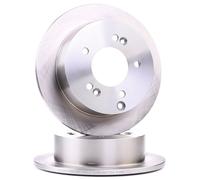 2x RIDEX Disco freno Posteriore per HYUNDAI ix35 (LM, EL, ELH) 262mm