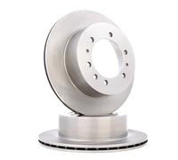 2x RIDEX Disco freno Posteriore per NISSAN Patrol GR IV SUV (Y60, GR) 316mm