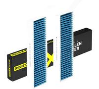 2x RIDEX PLUS 424I0604P Filtro abitacolo per OPEL Combo E Van / Station Wagon