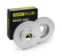 2x RIDEX PLUS 82B0006P Disco freno Anteriore per FORD FOCUS (DAW, DBW) KA (RB)