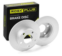 2x RIDEX PLUS 82B0009P Disco freno Posteriore per VW PASSAT (3B3) 244,9mm