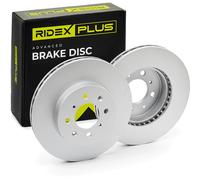 2x RIDEX PLUS 82B0085P Disco freno Anteriore per HONDA CIVIC V Hatchback (EG)