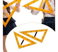 2x Righello triangolare grande facile da usare per lavagna bianca e lavagna