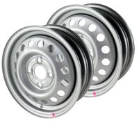 2x Rimorchio Cerchio Ruota Acciaio 4 J X 13 100x4 ET30 500KG Capacità ML 57