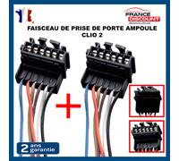 2X Riparazione Connettore Filo Piastra Luce Posteriore Per Megane Scenic