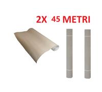 2X ROTOLO CARTONE ONDULATO PROTEZIONE PAVIMENTI PITTURA IMBALLAGGIO H100X 45MT