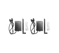 2X Router WiFi 4G LTE per Esterni con Slot per Sim Card Porta CPE RJ45 Wireless Impermeabile Alimentazione per Telecamera IP