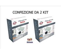 2X ROWENTA KIT 2 PANNI + FILTRO ANTICALCARE + SPUGNA CLEAN & STEAM RY7535