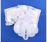 2x Rüsch Sacca Urina S-BAG 2000ml, 120cm Bettbeutel Comfort Qualità Teleflex