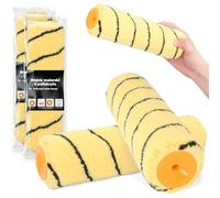 2x Rullo Di Vernice 25 cm Rullo Di Ricambio Superfici Facciate Soffitti Pareti Antigoccia Antischizzi Robusto Attrezzatura Per La Pittura Di Ristrutturazione Per Interni Ed Esterni