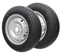 2x Ruota Completa 145/80R13 79N XL 4x100 145 80 Rimorchio Cerchione 4Jx13 M+S