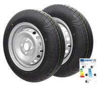 2x Ruota Completa 145/80R13 79N XL 4x100 145 80 Rimorchio Cerchione 4Jx13 M+S