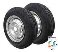 2x Ruota Completa 155/80R13 84N 112x5, 155 R 13 Rimorchio Auto 4 1/2 Jx13 ET30
