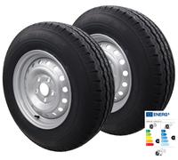 2x Ruota Completa 185R14C 185 R 14 C 104/102N Ruolotte Tabbert Hobby Marvin