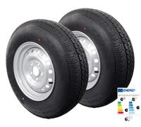2x Ruota Completa 195R14C 195 14 C 106/104R Wohnwagen Tabbert Hobby Knaus