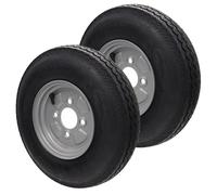 2x Ruota Completa 4.80/4.00-8 70M 8 Pollici Rimorchio Pneumatici Deli Rim 2024