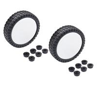 2x ruota di scorta universale SECURA diametro Ø 180 mm tosaerba a benzina