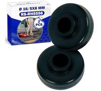 2x Ruote Aspirapolvere a Batteria Sotto la Spazzola Ø 16/5 mm per Rowenta | per Tefal Codice Originale RS-RH5556 RSRH5556 - Garanzia di 10 Anni - MONTERAL