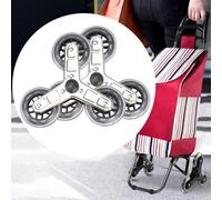 2x ruote triangolari del carrello semplice sostituzione dell'installazione