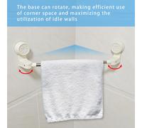 2x RV Shower Corner Storage Bar Adjustable Stainless Steel Rod 11.8-23.6 inches