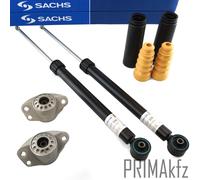2x Sachs 317 336 Ammortizzatore + Paraurti Supporto Posteriore per VW Polo 6R 9N