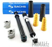 2x Sachs Ammortizzatore + Manicotti-Polvere Supporto Posteriore per Audi A3 Golf