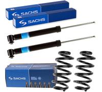 2x SACHS Ammortizzatore + Molla di Sospensione Posteriore Adatto A per Audi A6